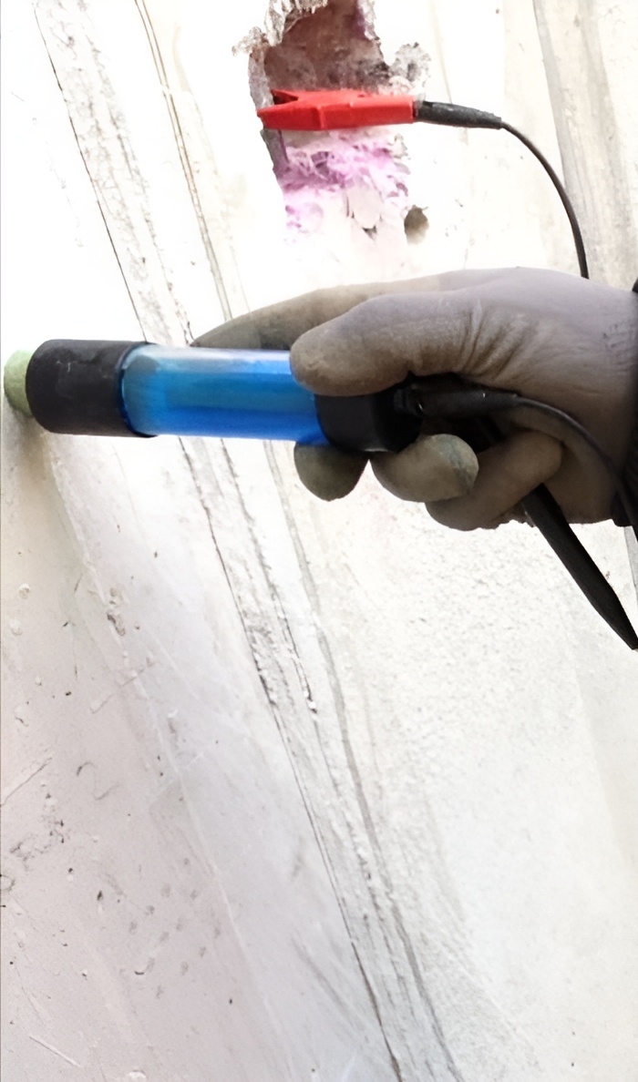 Half Cell Potential Survey Wall